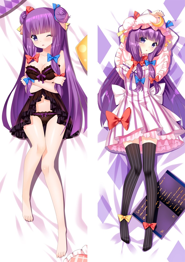 TouHou Project Patchouli Knowledge Anime Dakimakura Body Pillow CoverH3850-A