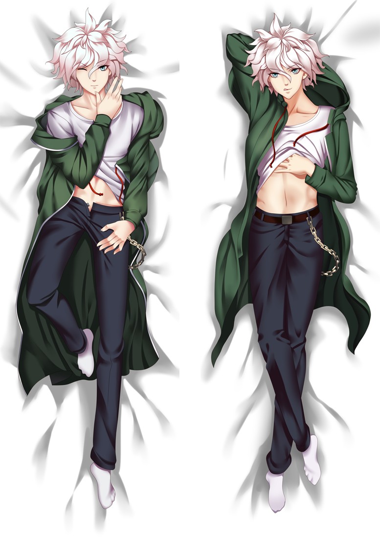 Danganronpa: Trigger Happy Havoc Nagito Komaeda Anime Dakimakura Body Pillow Cover