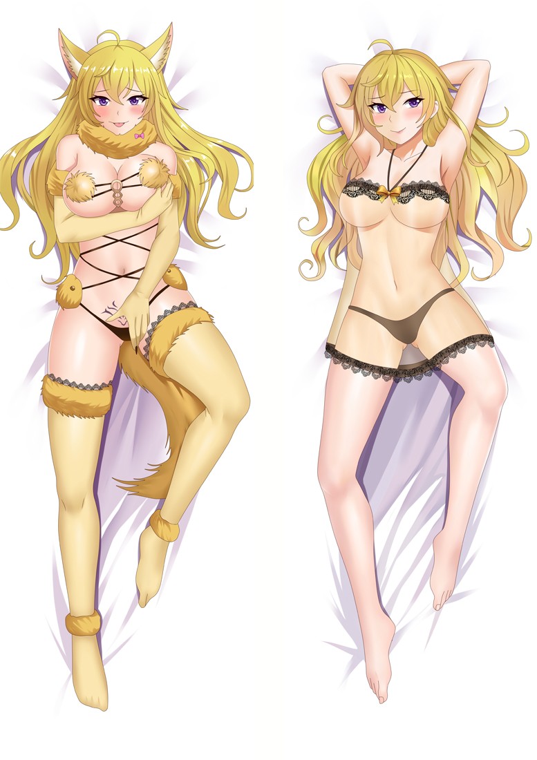 RWBY Yang Xiao Long Anime Dakimakura Body Pillow Cover