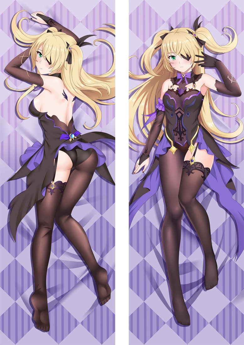 Genshin Impact Fischl Anime Dakimakura Body Pillow Cover