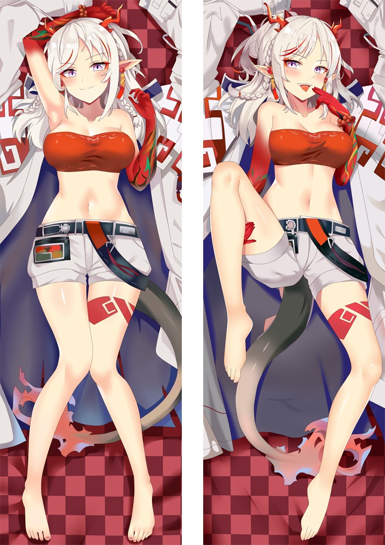 Arknights Nian Anime Dakimakura Body Pillow Cover
