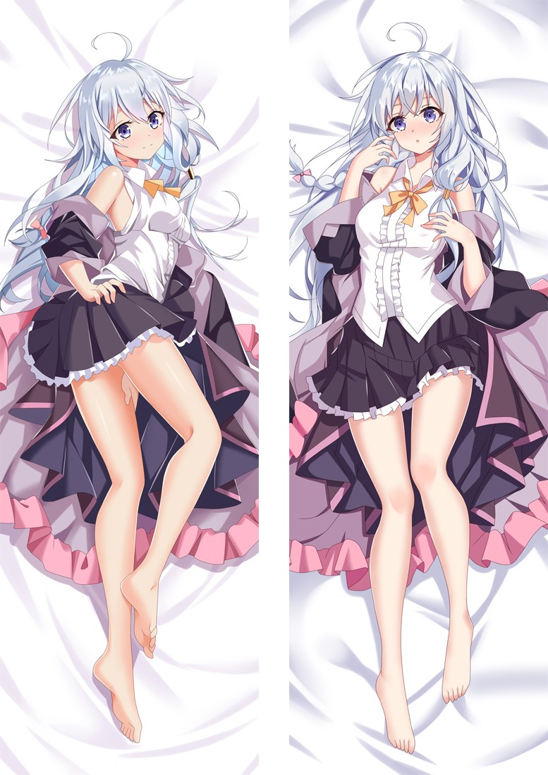 Wandering Witch: The Journey of Elaina Anime Dakimakura Body Pillow Cover H4098-A
