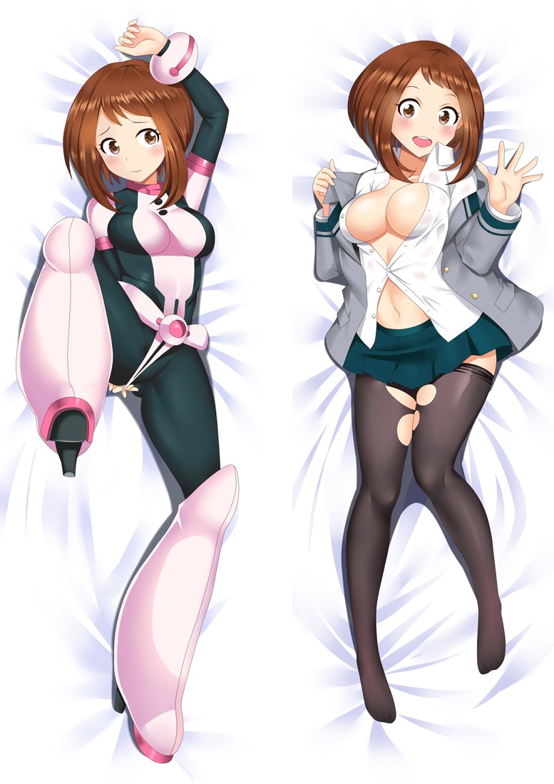 My Hero Academia Uraraka Ochaco Anime Dakimakura Body Pillow Cover