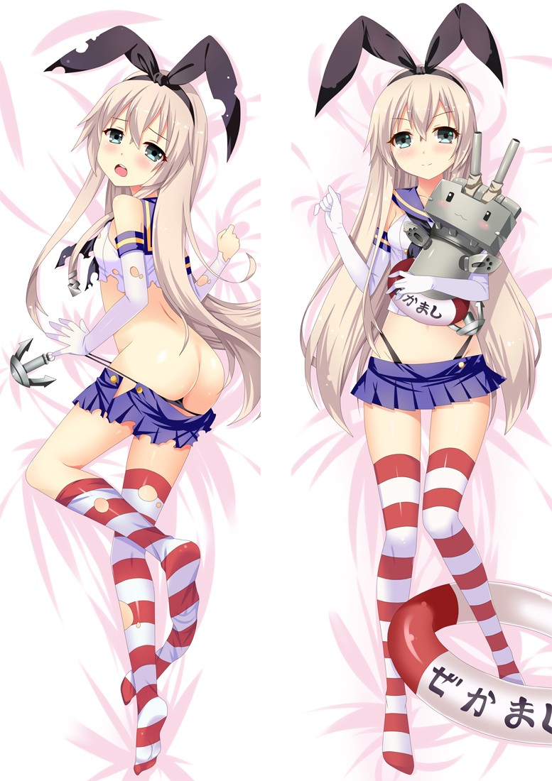 Kantai Collection shimakaze Anime Dakimakura Body Pillow Cover H3743