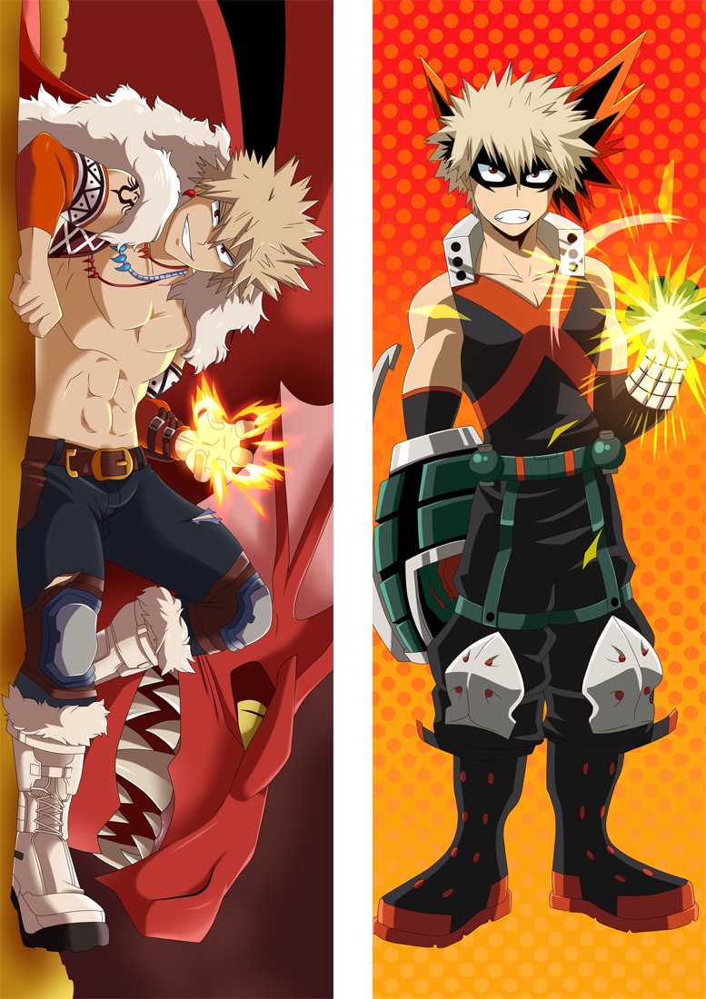 My Hero Academia Katsuki Bakugo Anime Dakimakura Body Pillow Cover