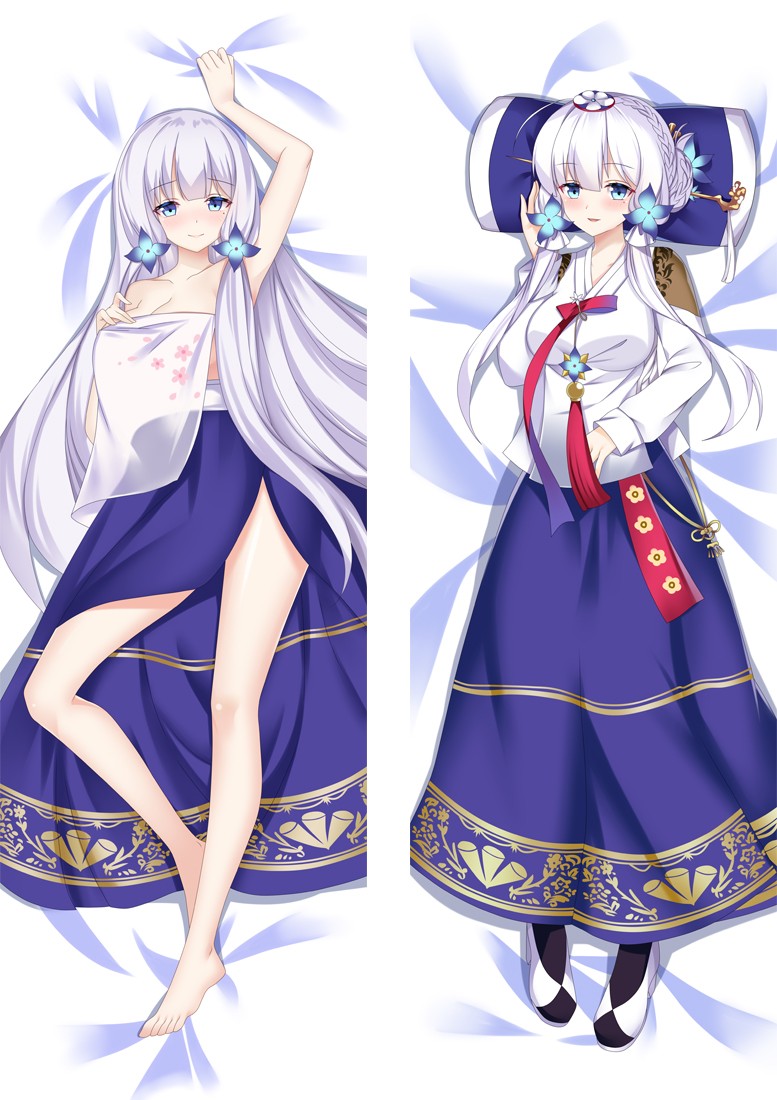 Azur Lane ILLUSTRIOUS Anime Dakimakura Body Pillow Cover