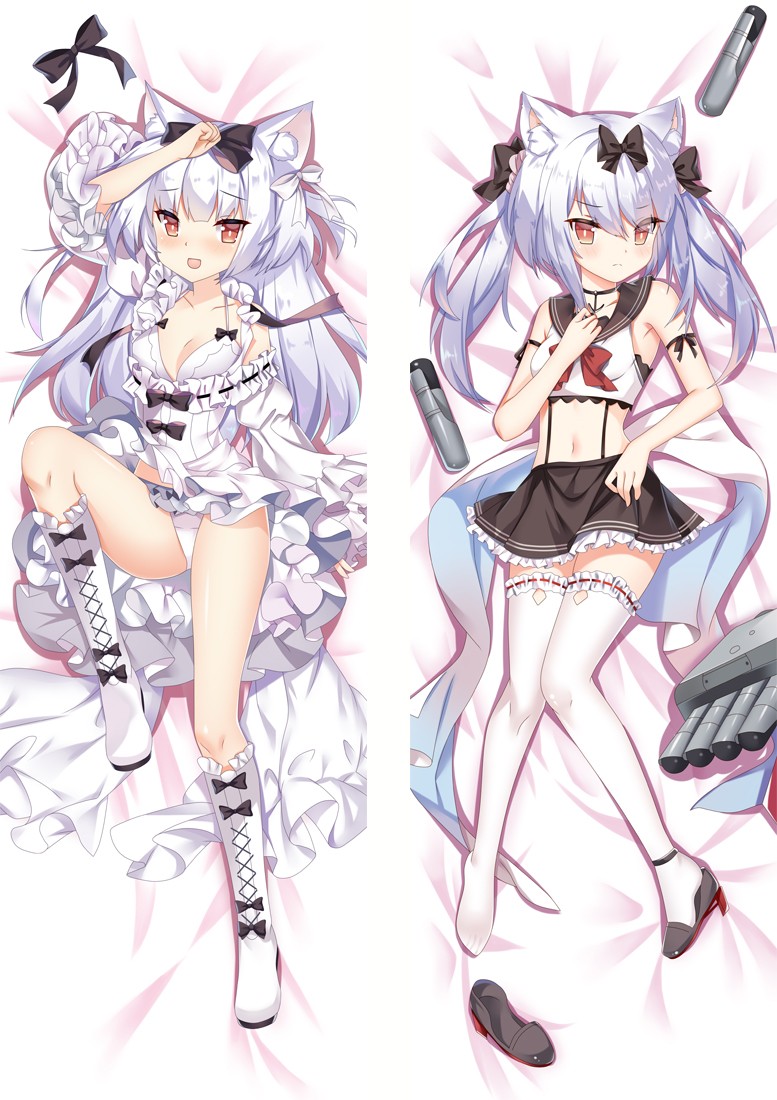 Azur Lane Yukikaze Anime Dakimakura Body Pillow Cover