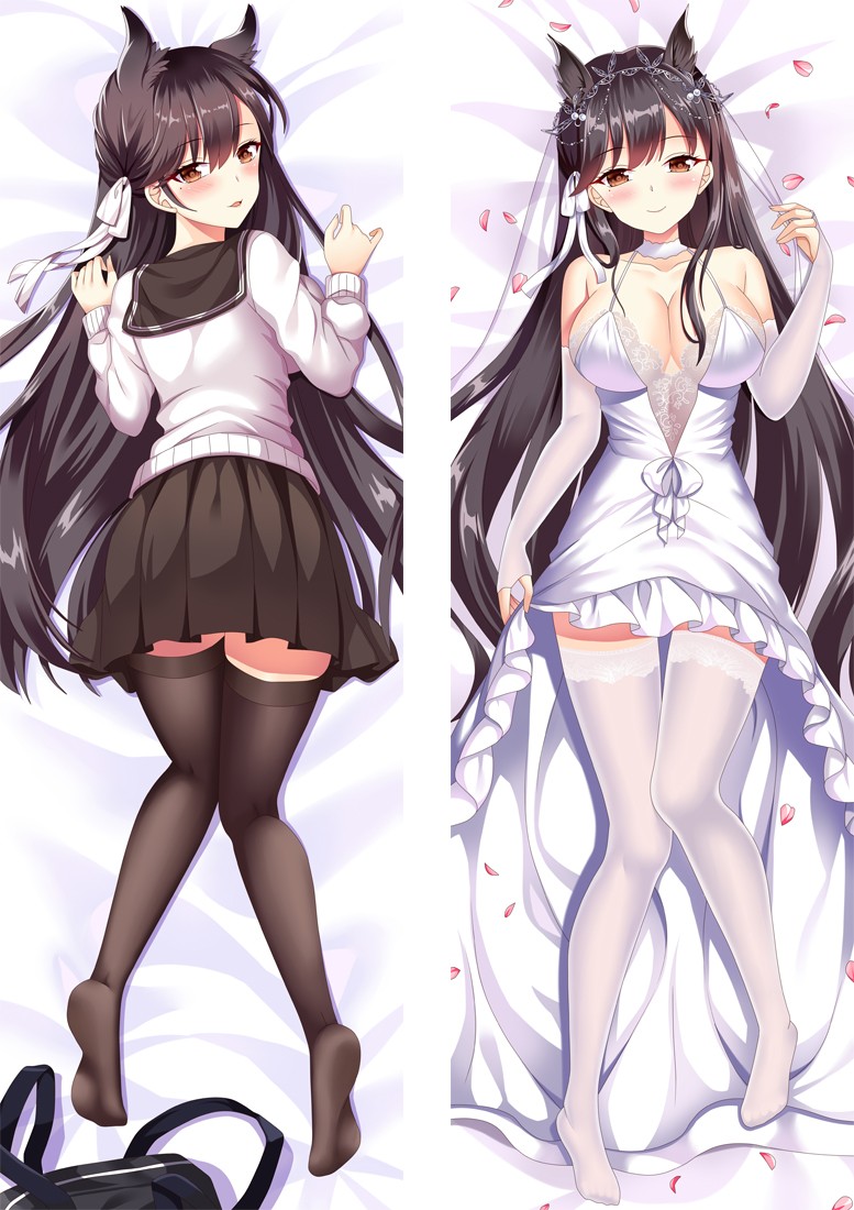 Azur Lane Atago Anime Dakimakura Body Pillow Cover