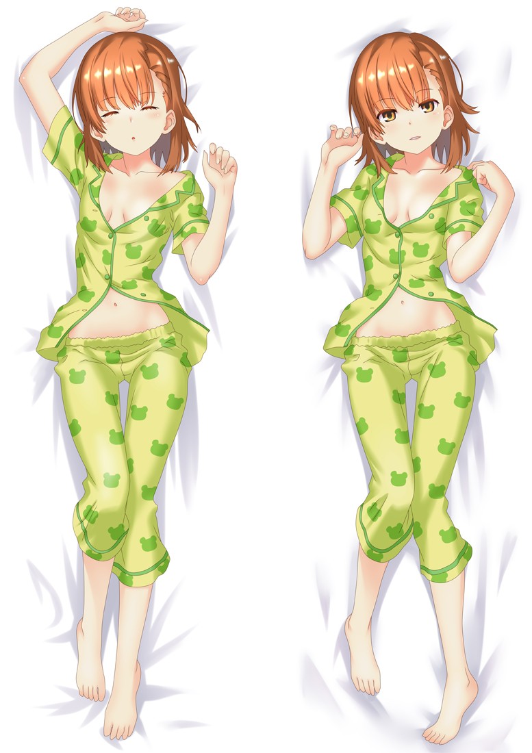 A Certain Scientific Railgun Mikoto Misaka Anime Dakimakura Body Pillow Cover