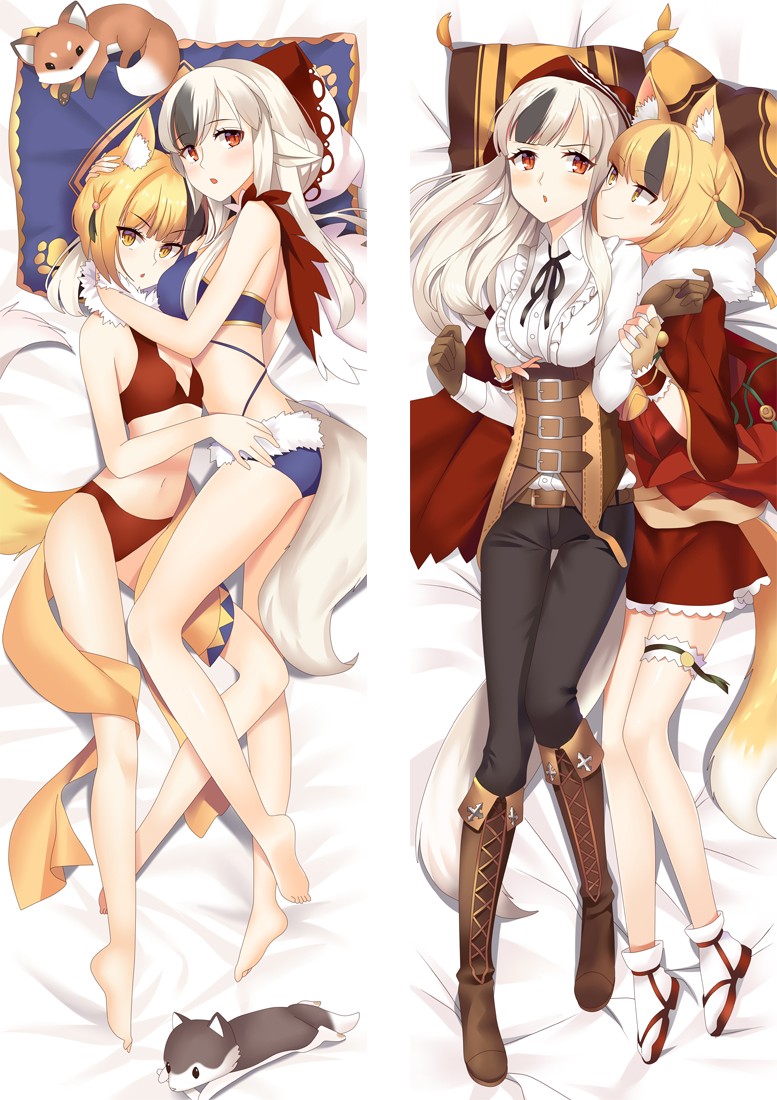 Fire Emblem Heroes Velour Kinu Anime Dakimakura Body Pillow Cover