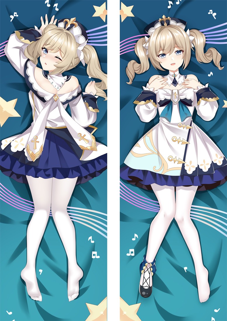 Genshin Impact Barbara Anime Dakimakura Body Pillow Cover