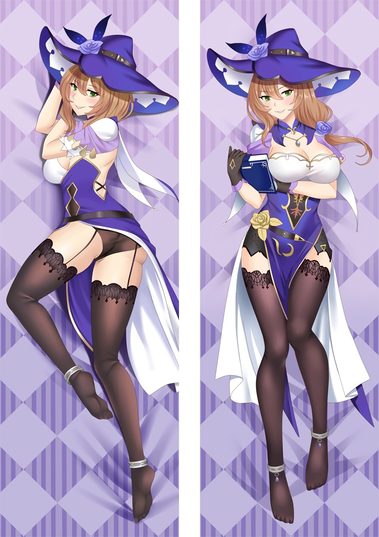 Genshin Impact Lisa Anime Dakimakura Body Pillow Cover
