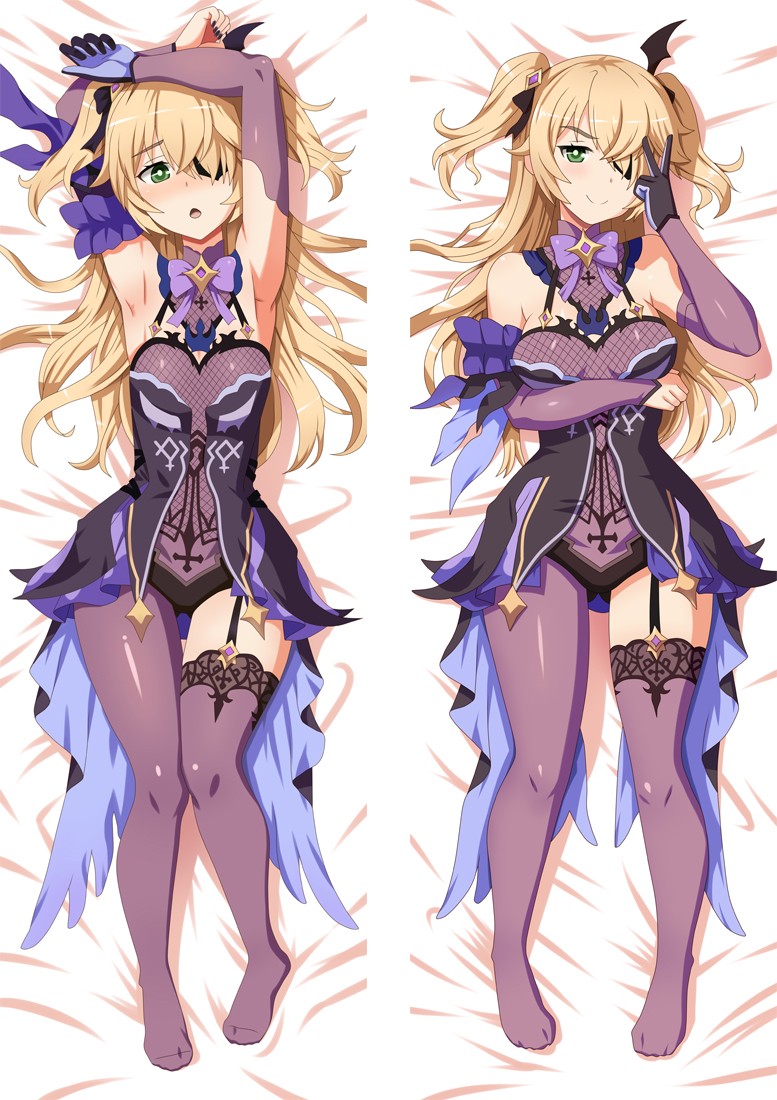 Genshin Impact Fischl Anime Dakimakura Body Pillow Cover