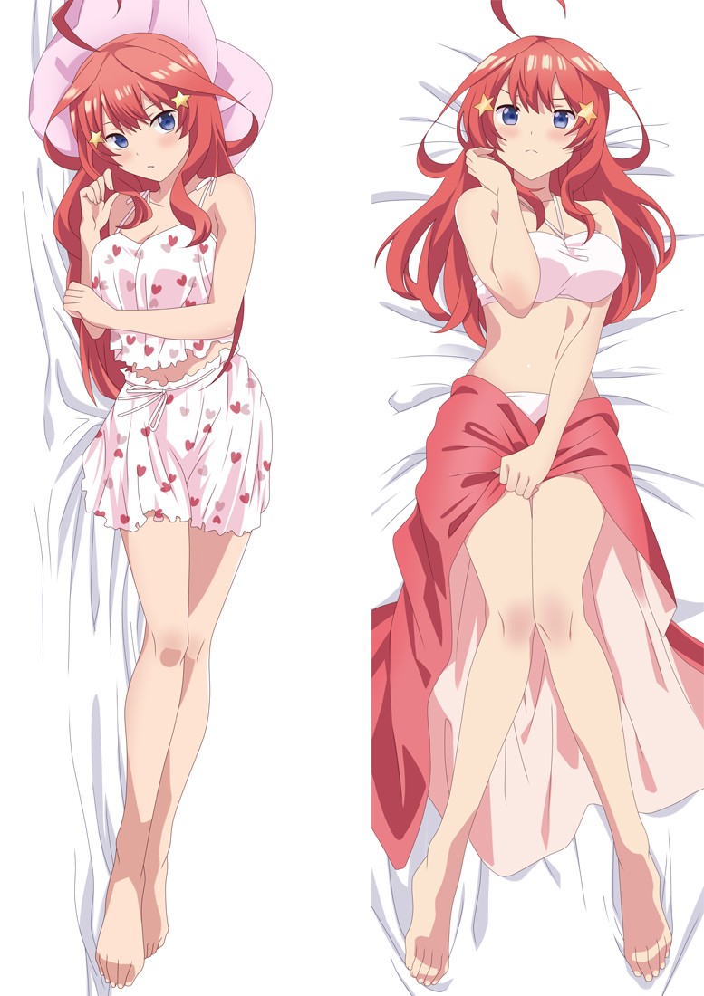 The Quintessential Quintuplets Nakano Itsuki Anime Dakimakura Pillow Cover