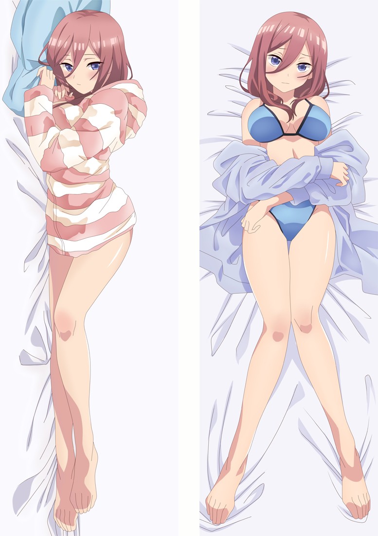 The Quintessential Quintuplets Nakano Miku Anime Dakimakura Pillow Cover