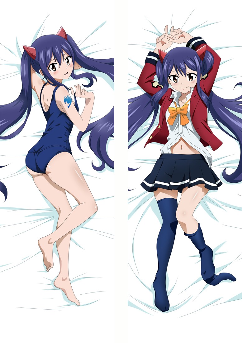 Fairy Tail Wendy Marvell  Anime Dakimakura Pillow Cover