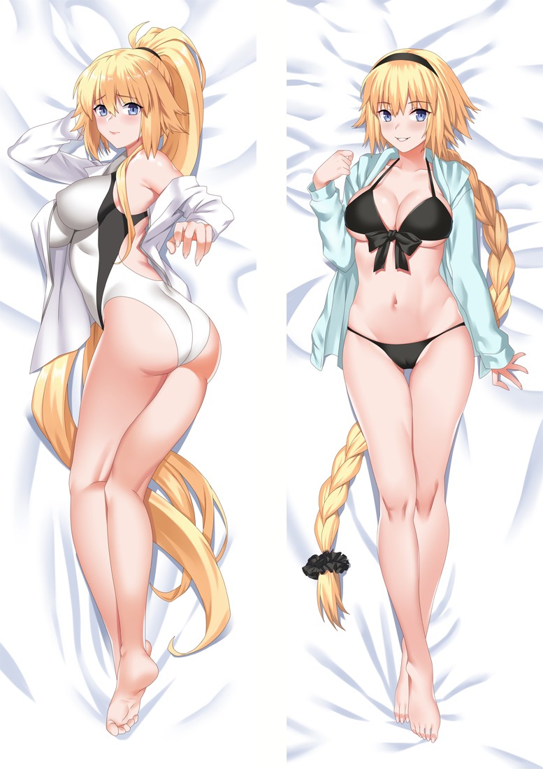 Fate/Grand Order FGO Jeanne d'Arc Anime Dakimakura Pillow Cover