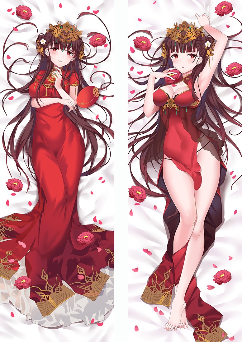 Azur Lane Yat Sen Anime Dakimakura Pillow Cover H4042-A
