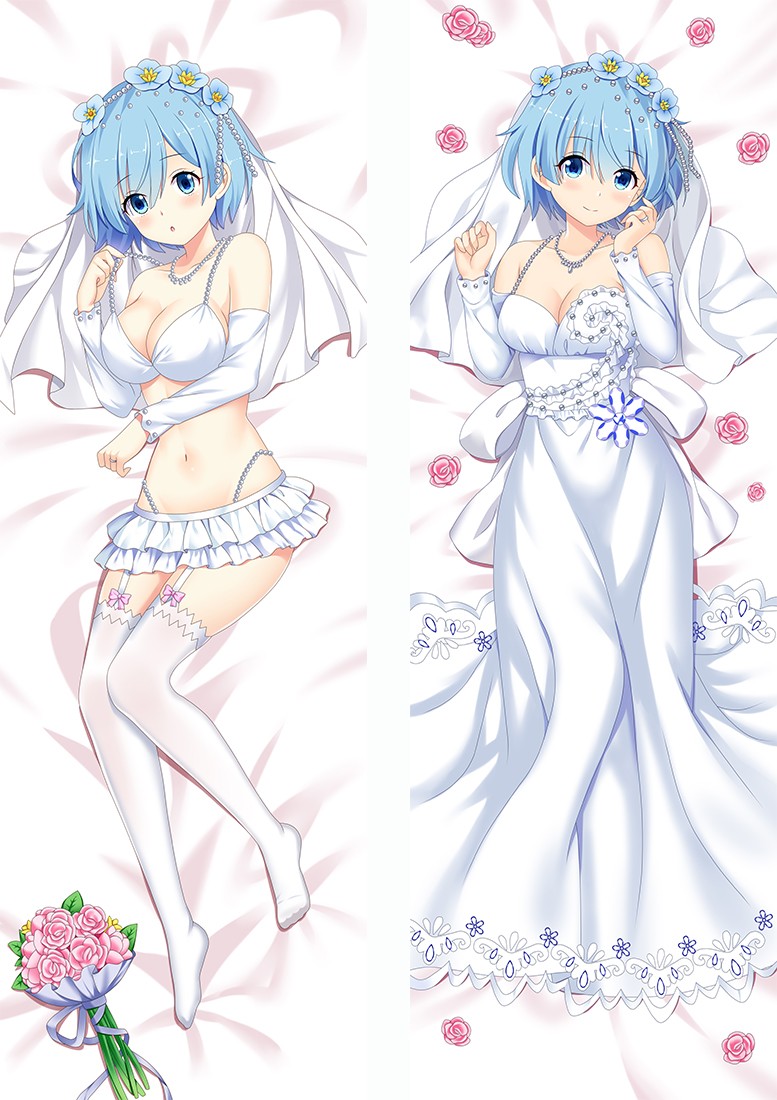 Re:Zero − Starting Life in Another World Rem Anime Dakimakura Pillow Cover