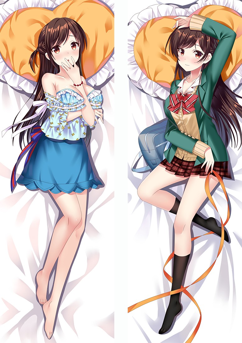 Kanojo, Okarishimasu Anime Dakimakura Pillow Cover