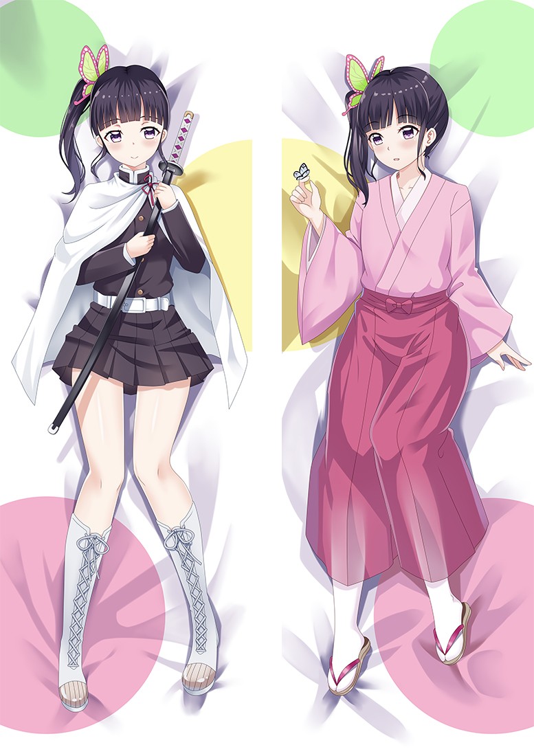 Demon Slayer: Kimetsu no Yaiba Tsuyuri Kanao Anime Dakimakura Pillow Cover