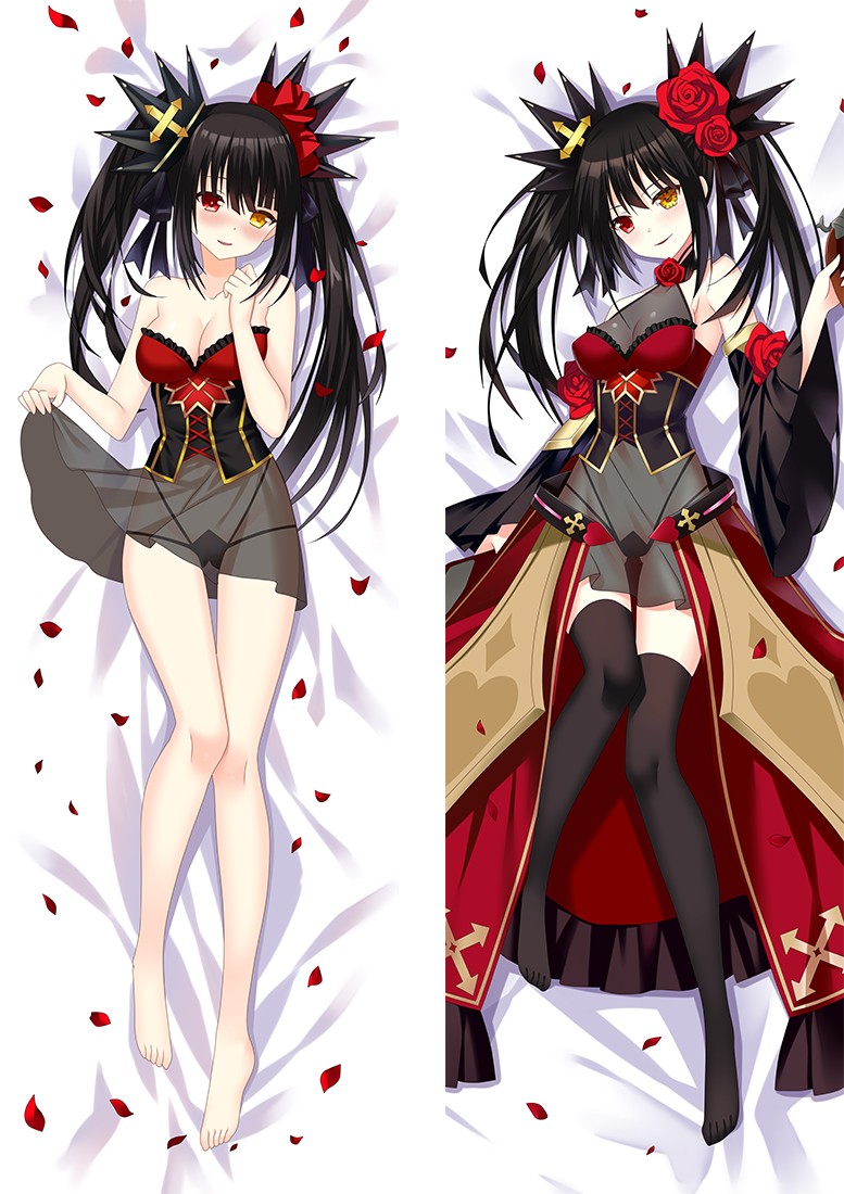 Date A Live Nightmare Tokisaki Kurumi Anime Dakimakura Pillow Cover