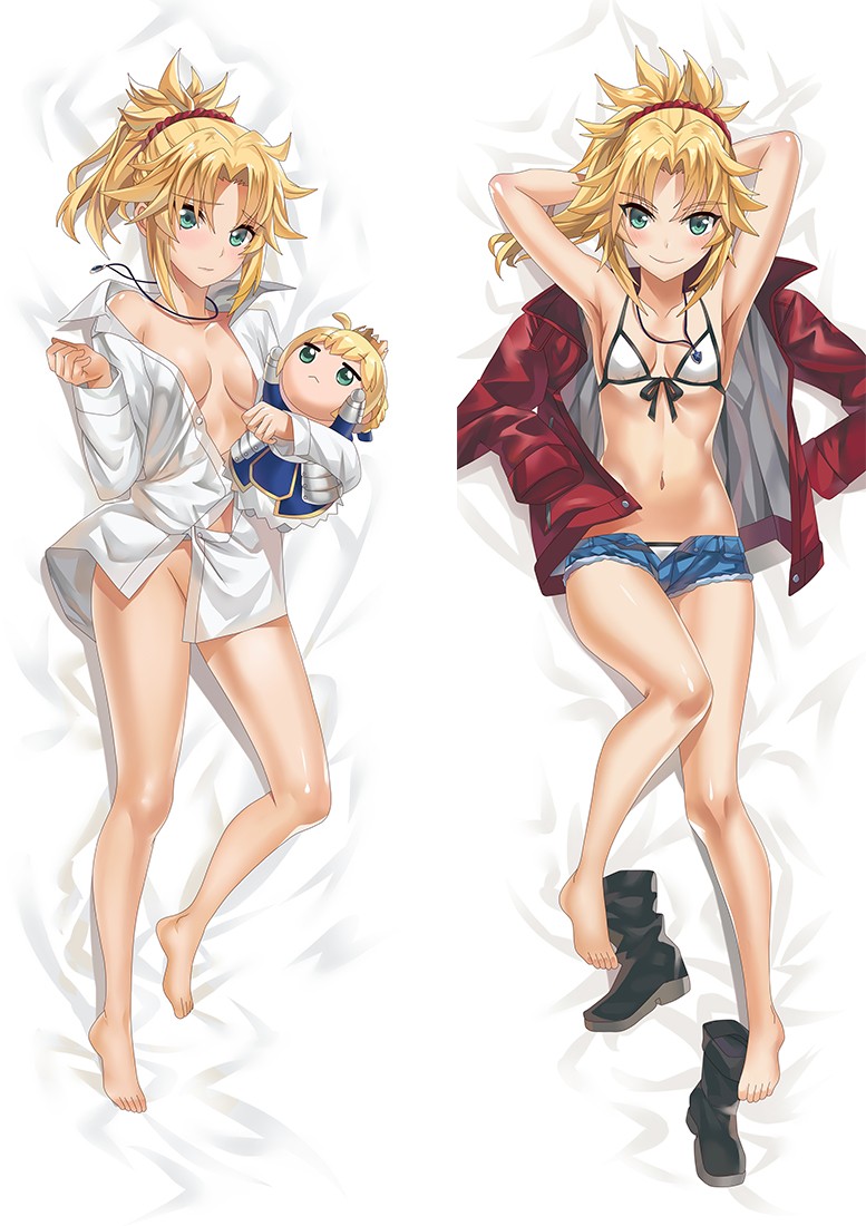 Fate/Grand Order FGO Mordred Anime Dakimakura Pillow Cover