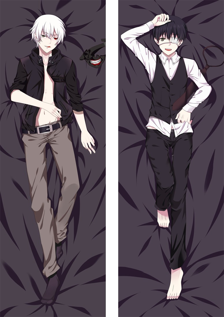 Tokyo Ghoul Ken Kaneki Anime Dakimakura Pillow Cover