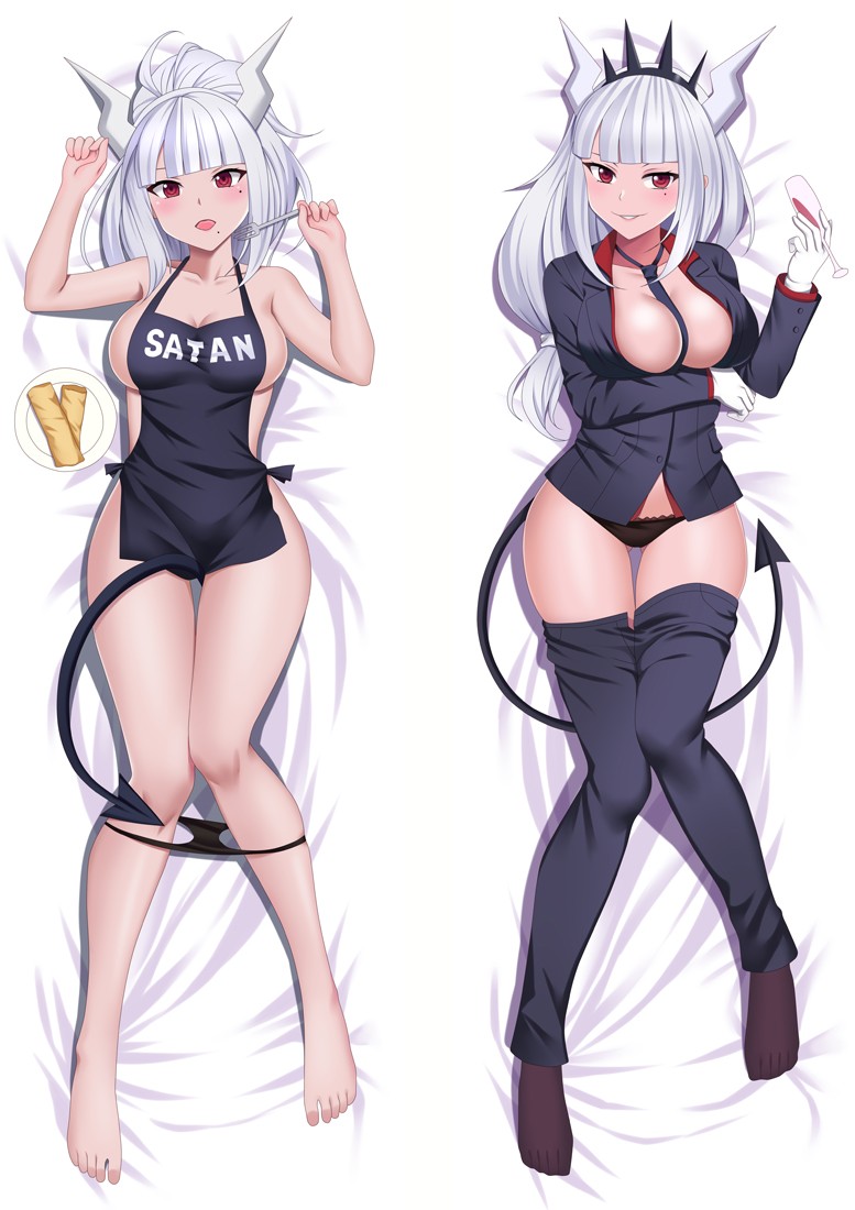 Helltaker Lucifer Anime Dakimakura Pillow Cover