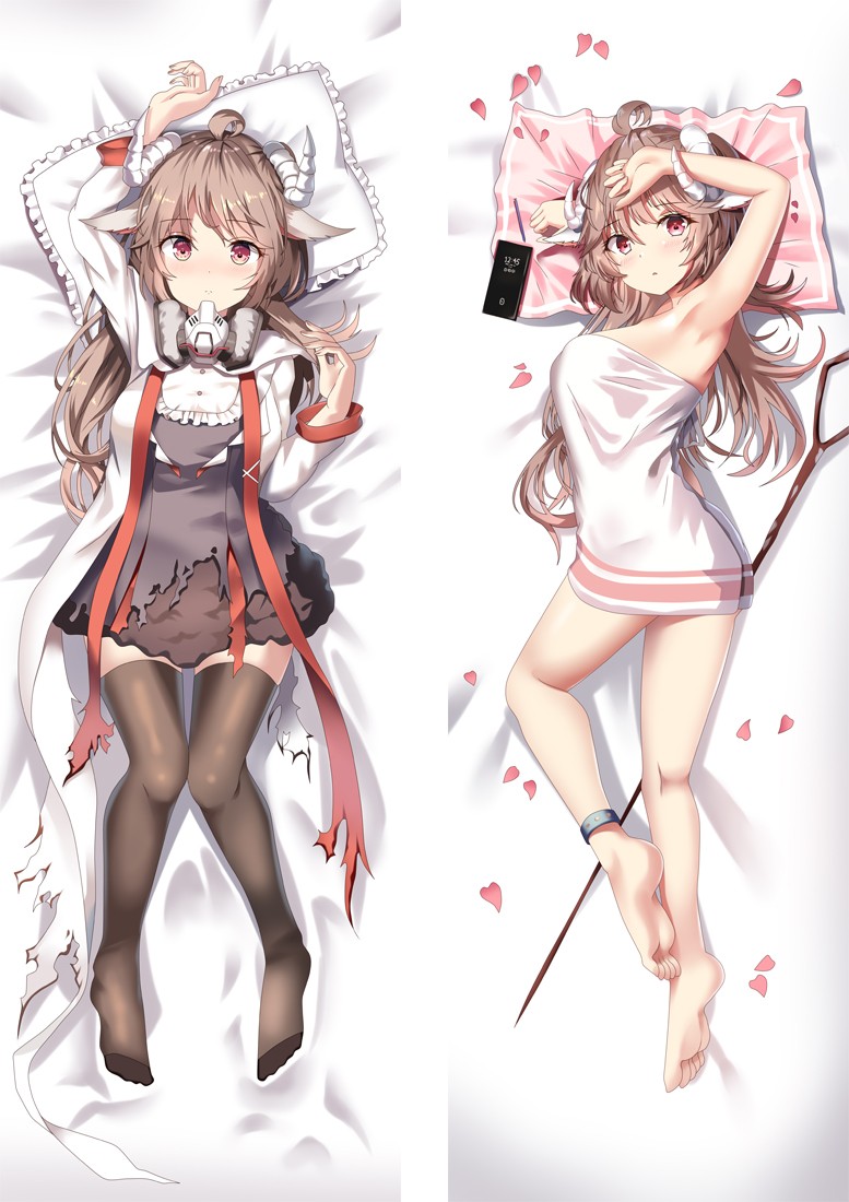 Arknights Eyjafjalla Anime Dakimakura Pillow Cover