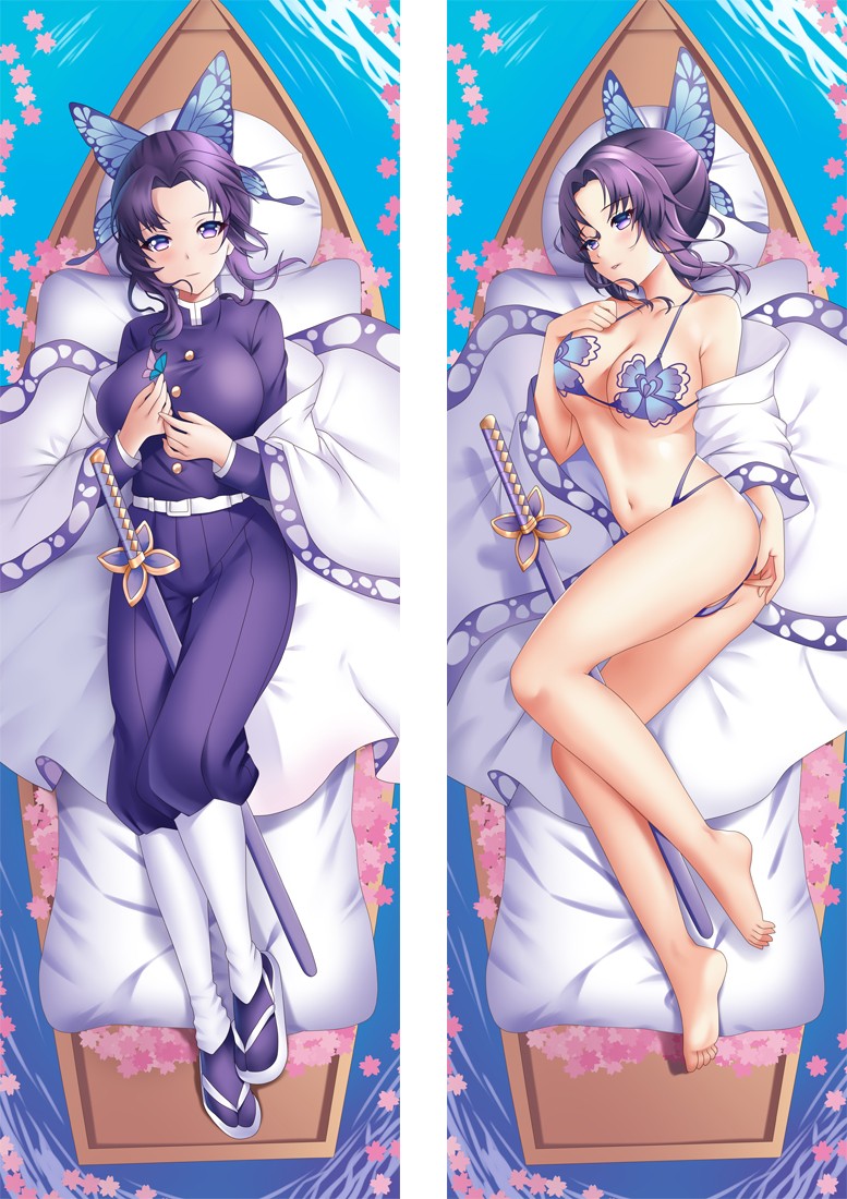 Demon Slayer: Kimetsu no Yaiba Kochou Shinobu Anime Dakimakura Pillow Cover