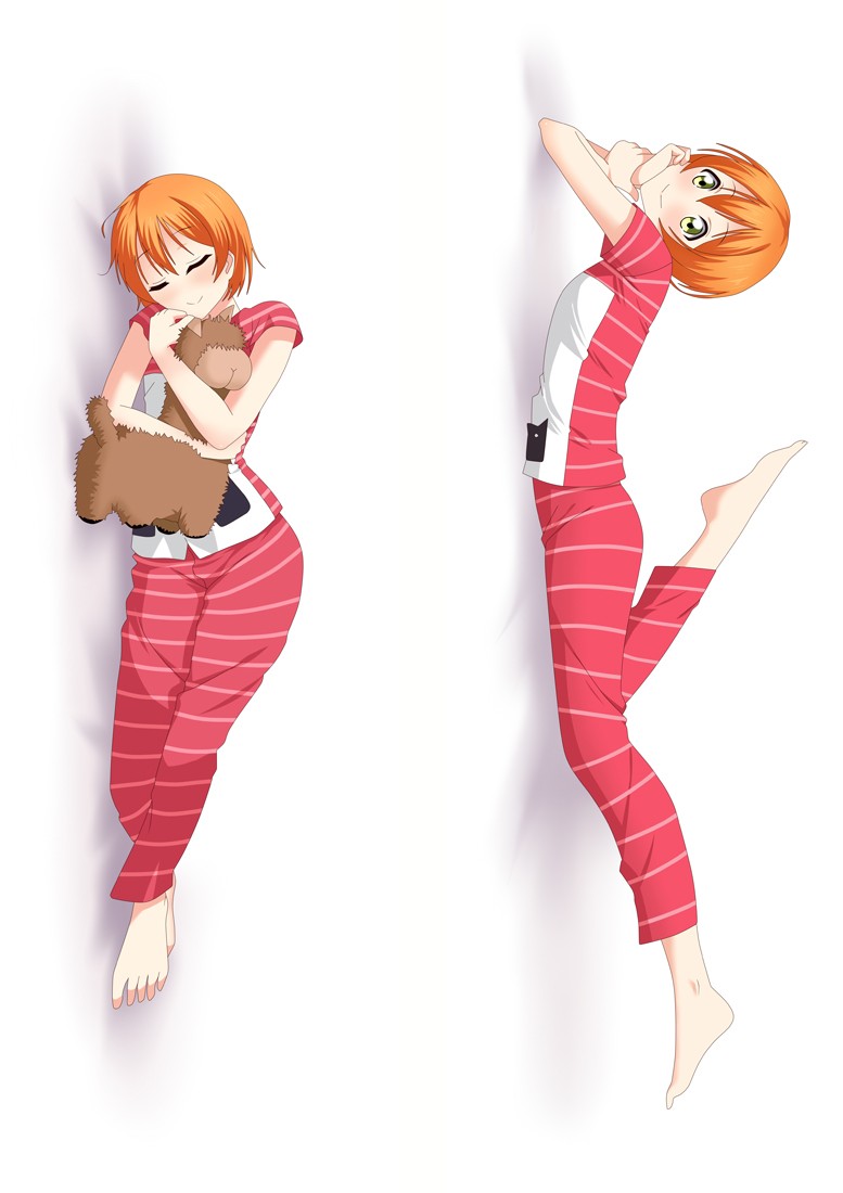 Love live! Rin Hoshizora Anime Dakimakura Body Pillow Cover