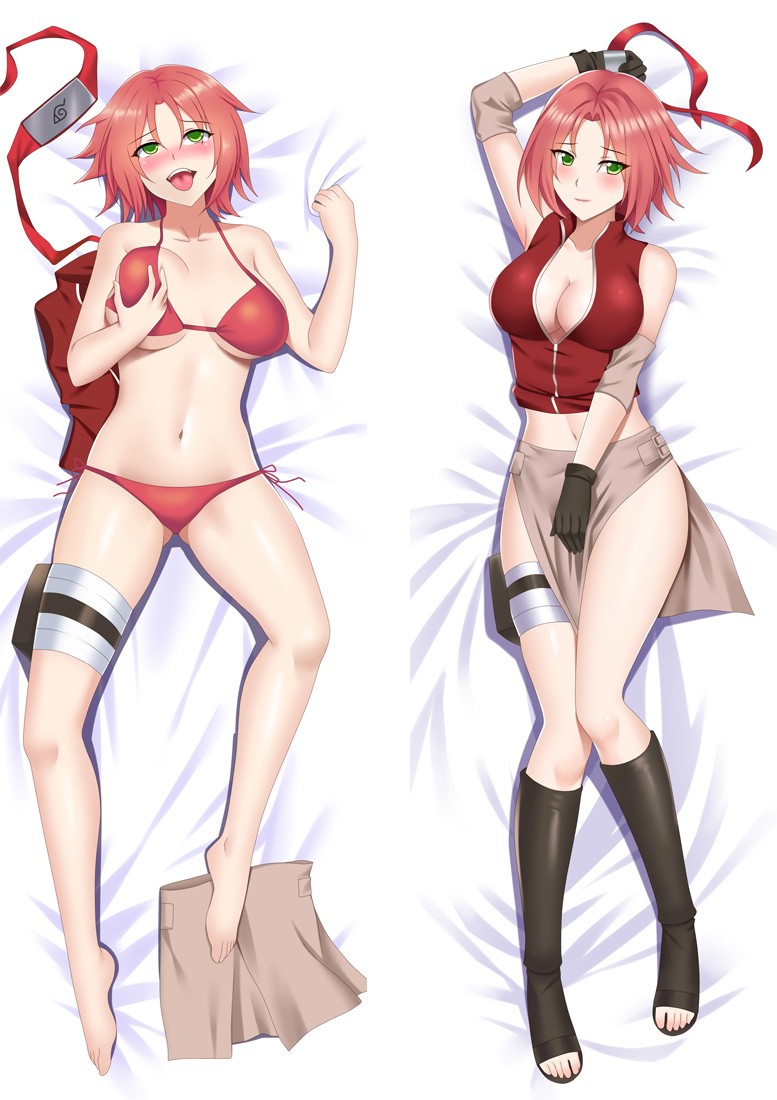 Naruto Sakura Haruno Anime Dakimakura Body Pillow Cover
