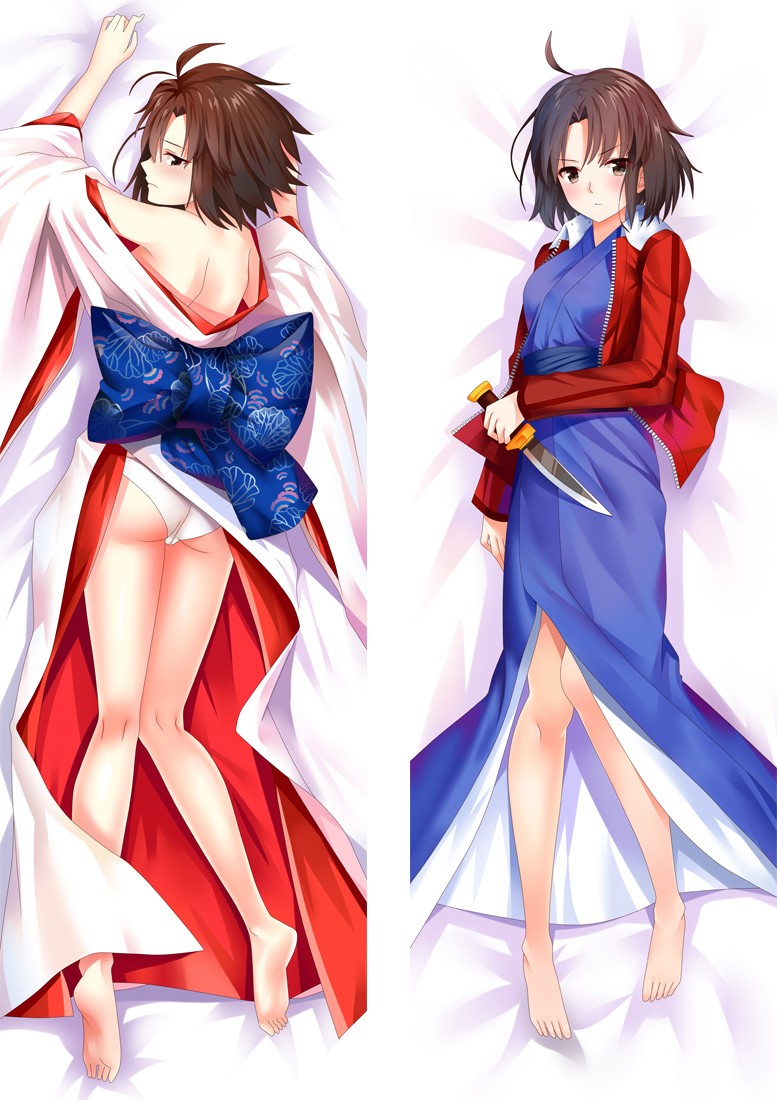 The Garden of Sinners Ryougi Shiki Anime Dakimakura Body Pillow Cover H3796-A