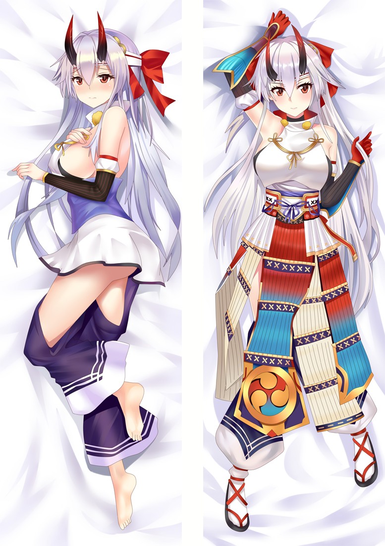 Fate/Grand Order FGO Tomoe Gozen Anime Dakimakura Body Pillow Cover H3918-A