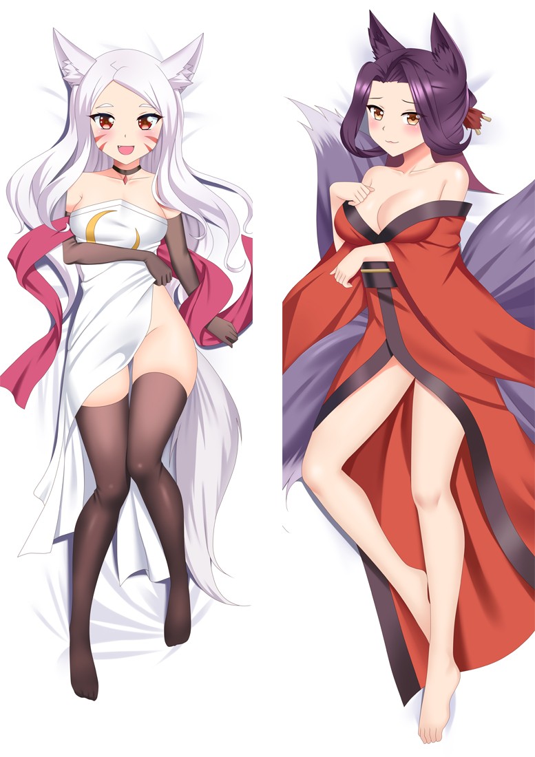 The Helpful Fox Senko – San Shiro and Yozora Anime Dakimakura Body Pillow Cover