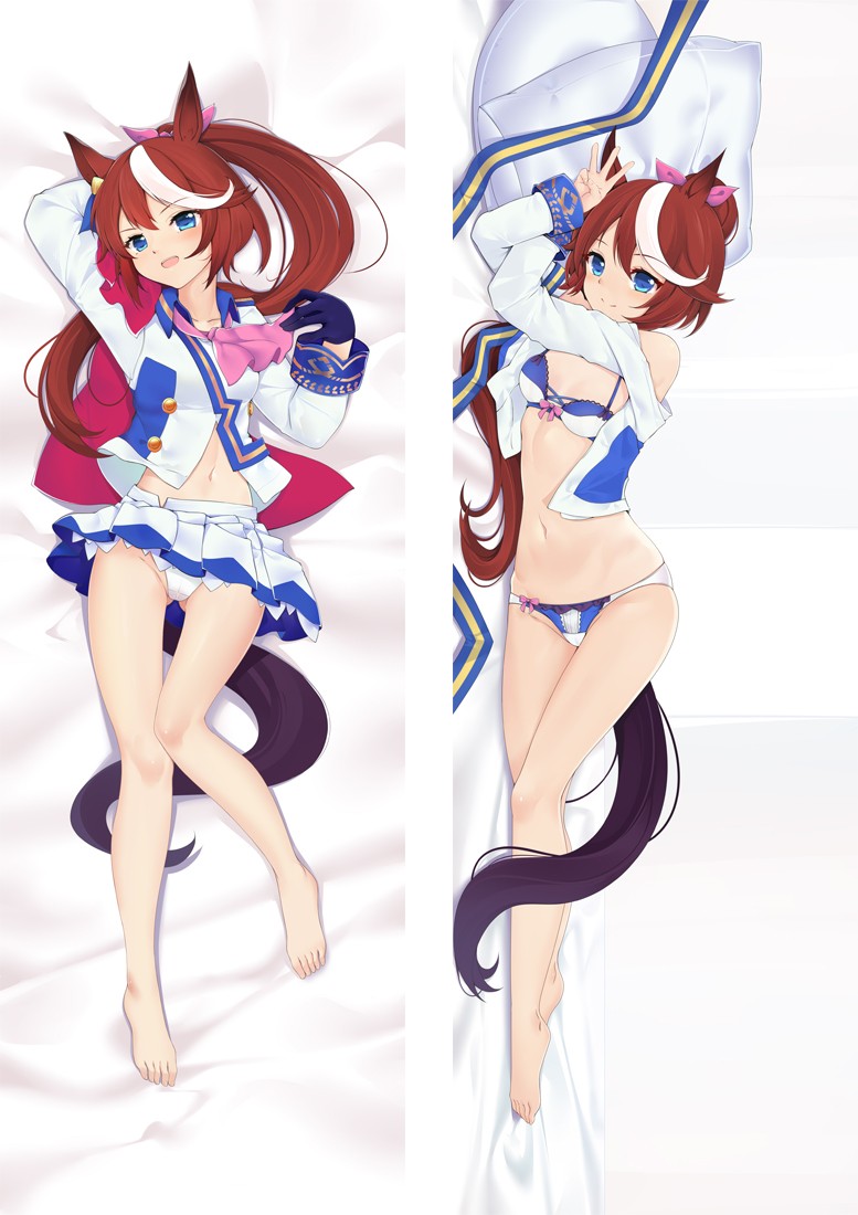 Uma Musume Pretty Derby Tokai Teio Anime Dakimakura Body Pillow Cover