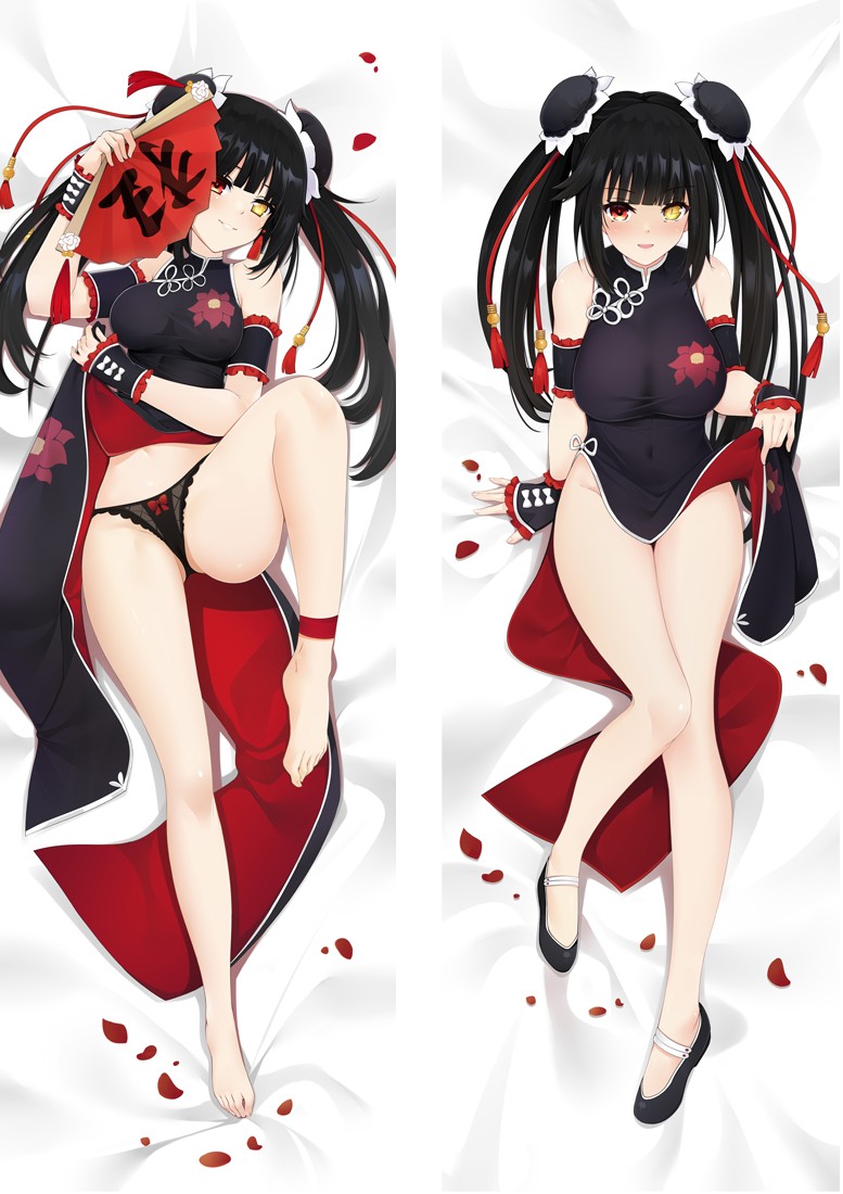 Date A Live Tokisaki Kurumi Nightmare Anime Dakimakura Body Pillow Cover
