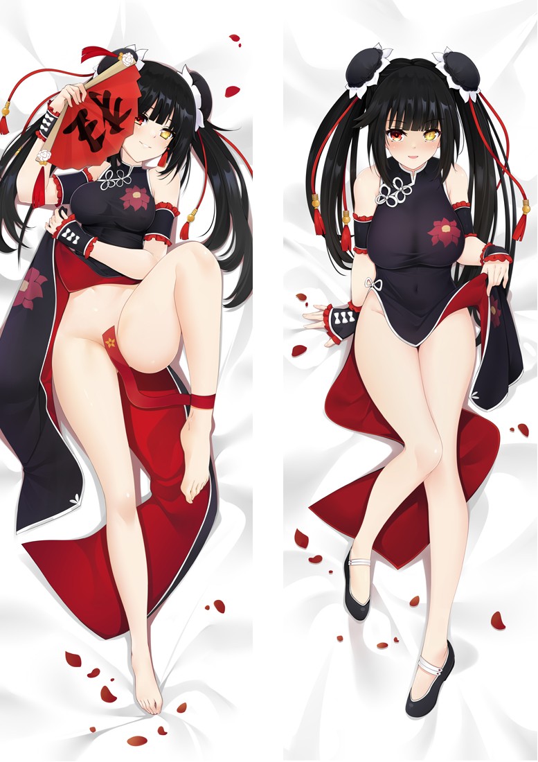 Date A Live Tokisaki Kurumi Nightmare Anime Dakimakura Body Pillow Cover
