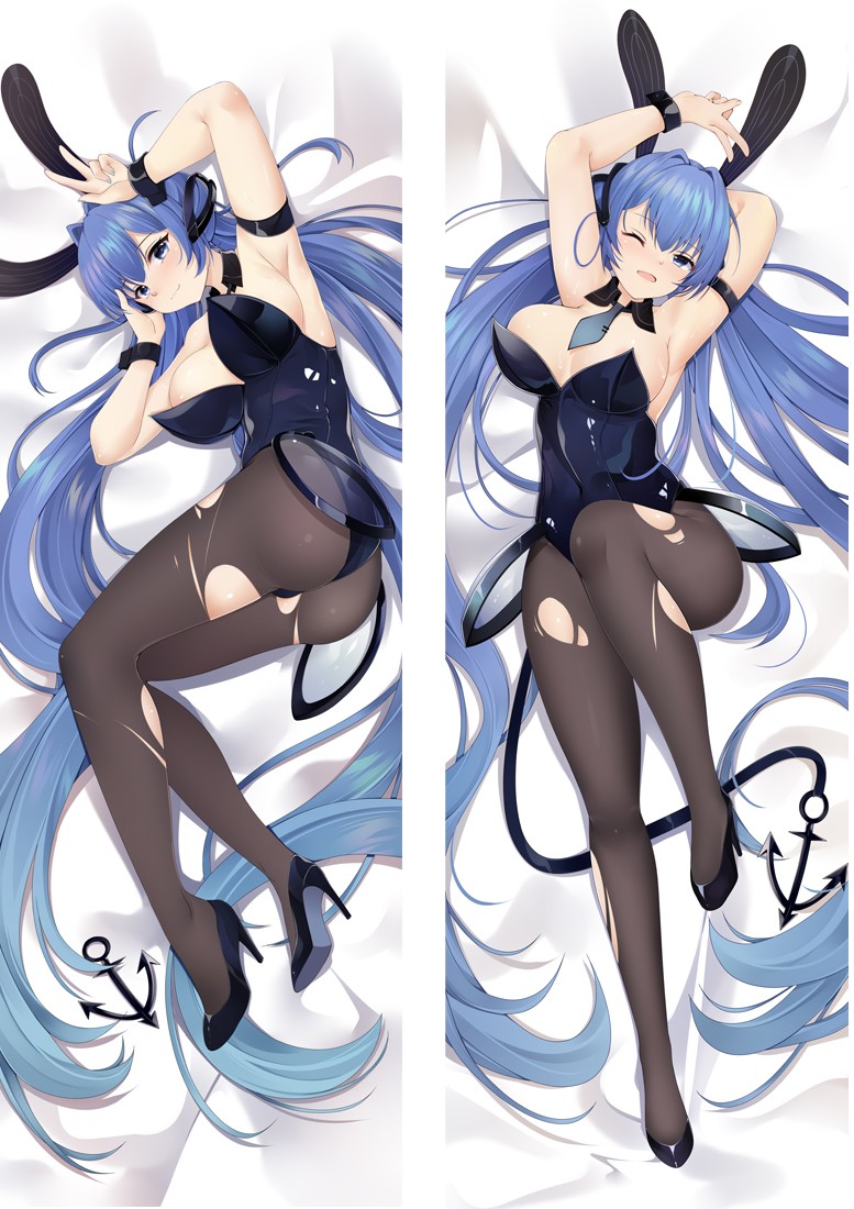 Azur Lane USS NEW JERSEY Big J Black Dragon Anime Dakimakura Body Pillow Cover