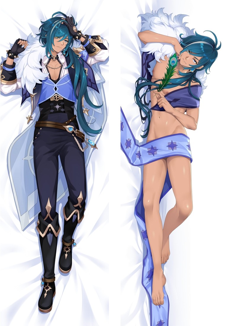 Genshin Impact Kaeya Anime Dakimakura Body Pillow Cover