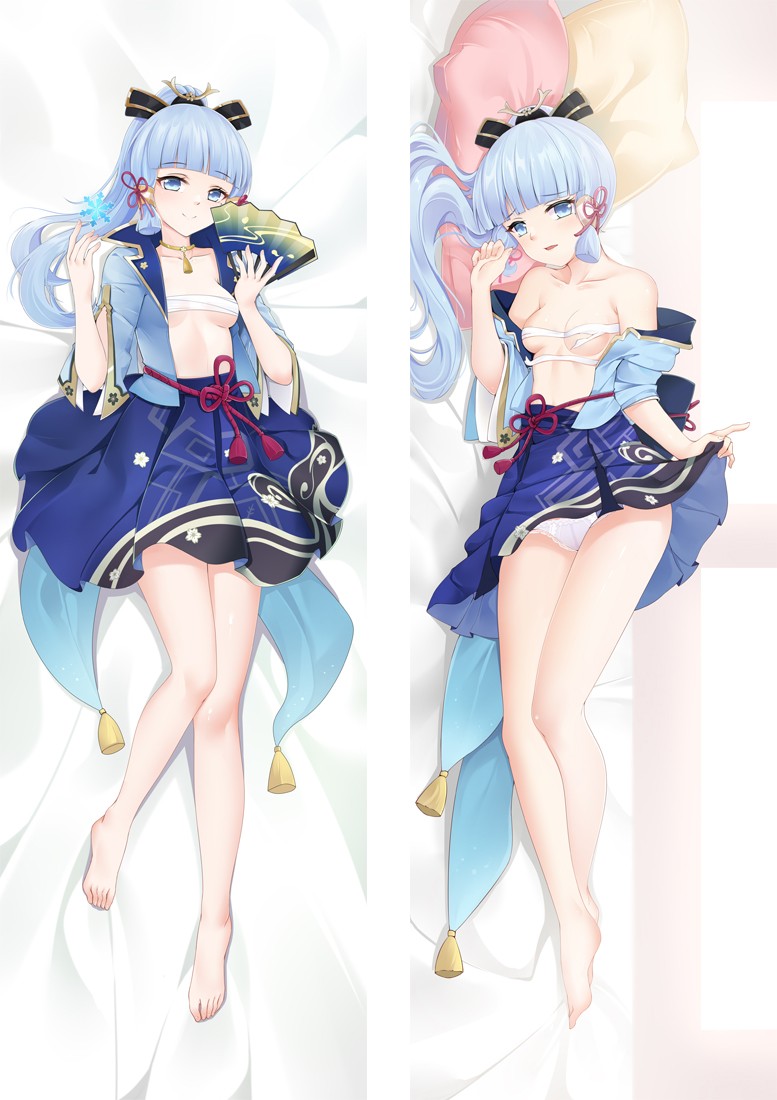 Genshin Impact Kamisato Ayaka Anime Dakimakura Body Pillow Cover