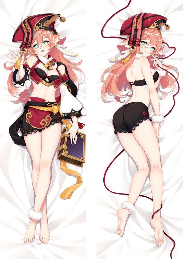 Genshin Impact Yanfei Anime Dakimakura Body Pillow Cover