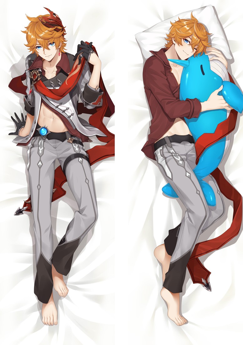 Genshin Impact Tartaglia Anime Dakimakura Body Pillow Cover