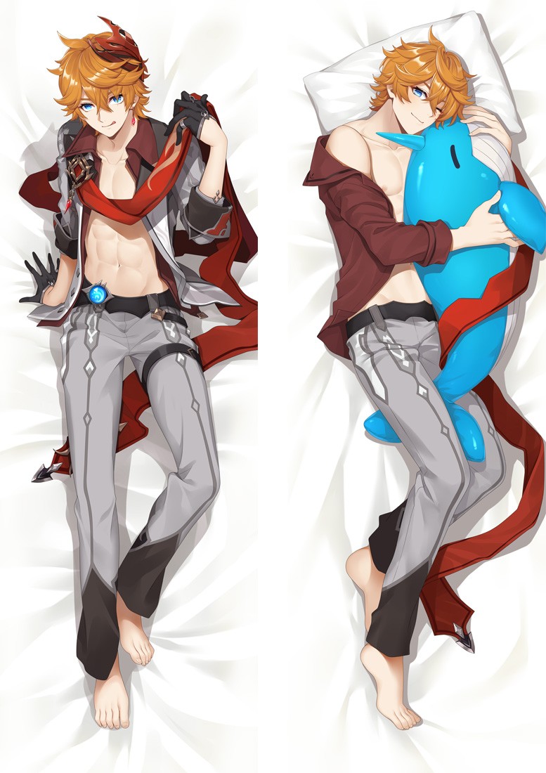 Genshin Impact Tartaglia Anime Dakimakura Body Pillow Cover