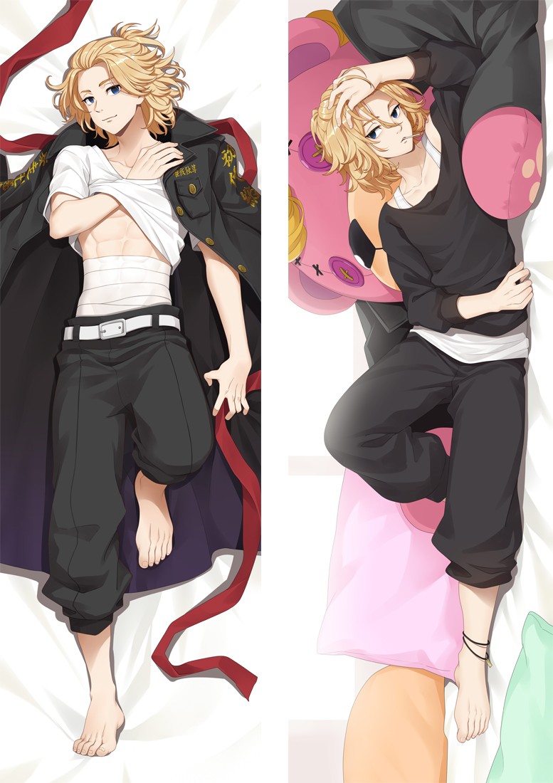 Tokyo Revengers Manjiro Sano Anime Dakimakura Body Pillow Cover