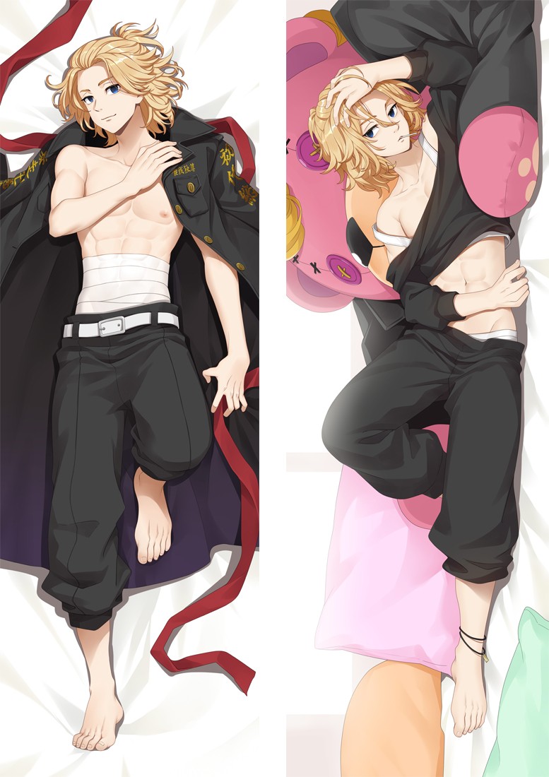 Tokyo Revengers Manjiro Sano Anime Dakimakura Body Pillow Cover