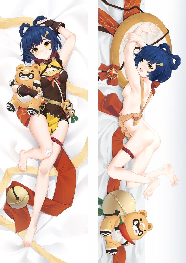 Genshin Impact Xiang Ling Anime Dakimakura Body Pillow Cover