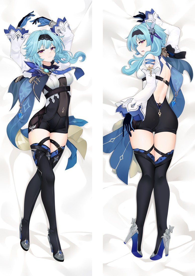 Genshin Impact Eula Anime Dakimakura Body Pillow Cover