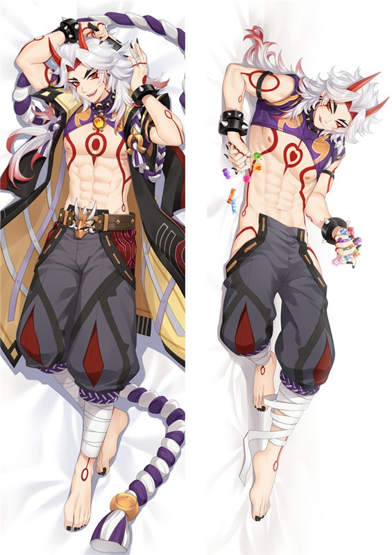 Genshin Impact Arataki Itto Anime Dakimakura Body Pillow Cover